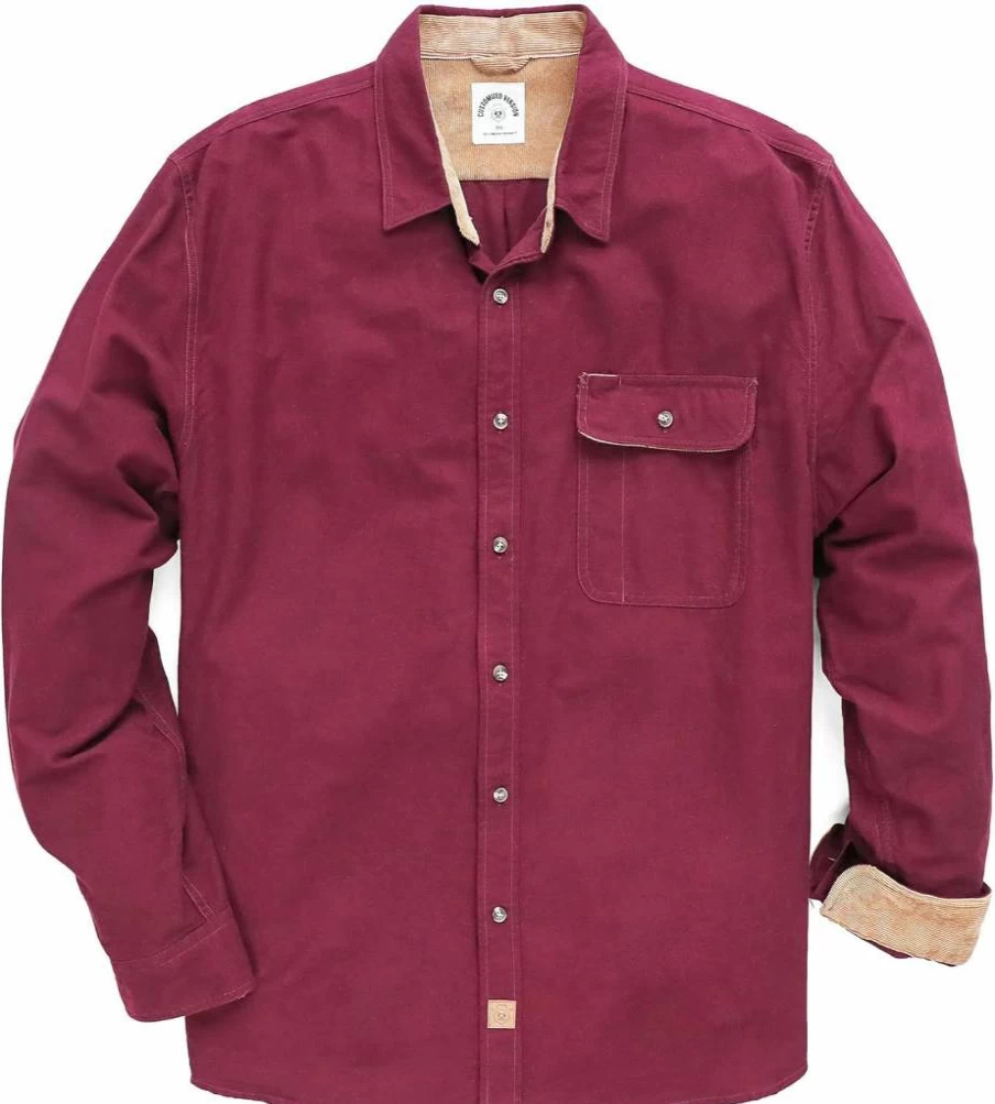 Dubinik Men's 100% Cotton Flannel Shirt Long Sleeve Casual Button Down Brushed Soft Plaid Shirt for Men